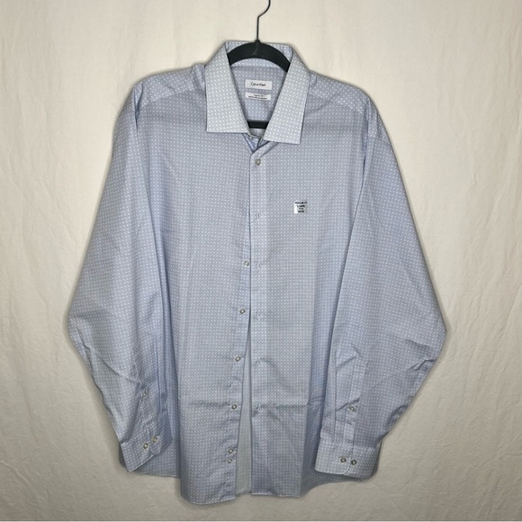 Calvin Klein Men’s Long Sleeve Button Down Shirt Size XL - Picture 1 of 8
